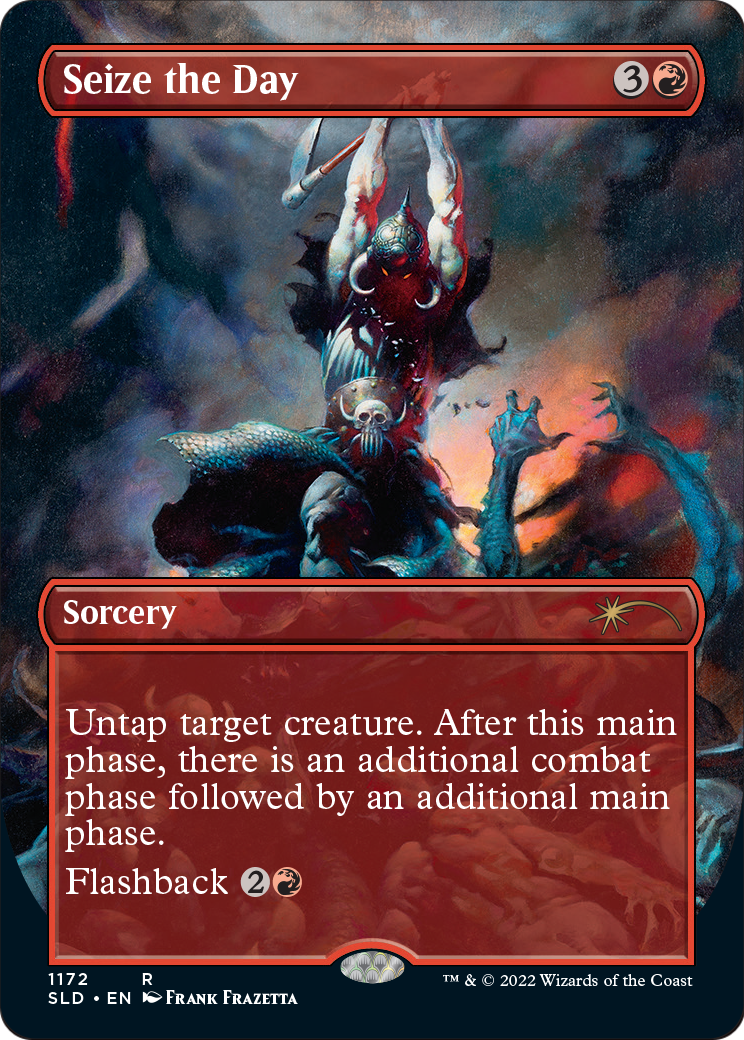 Seize the Day (SLD-1172) (Borderless) [Secret Lair Drop] Foil