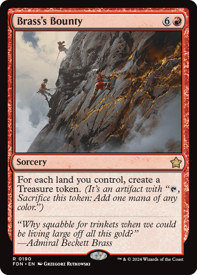 Brass's Bounty (FDN-190) [Foundations] Foil