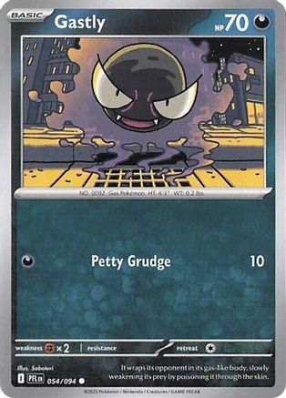 Gastly (054/094) [ME02 Phantasmal Flames] Reverse Holofoil - Common