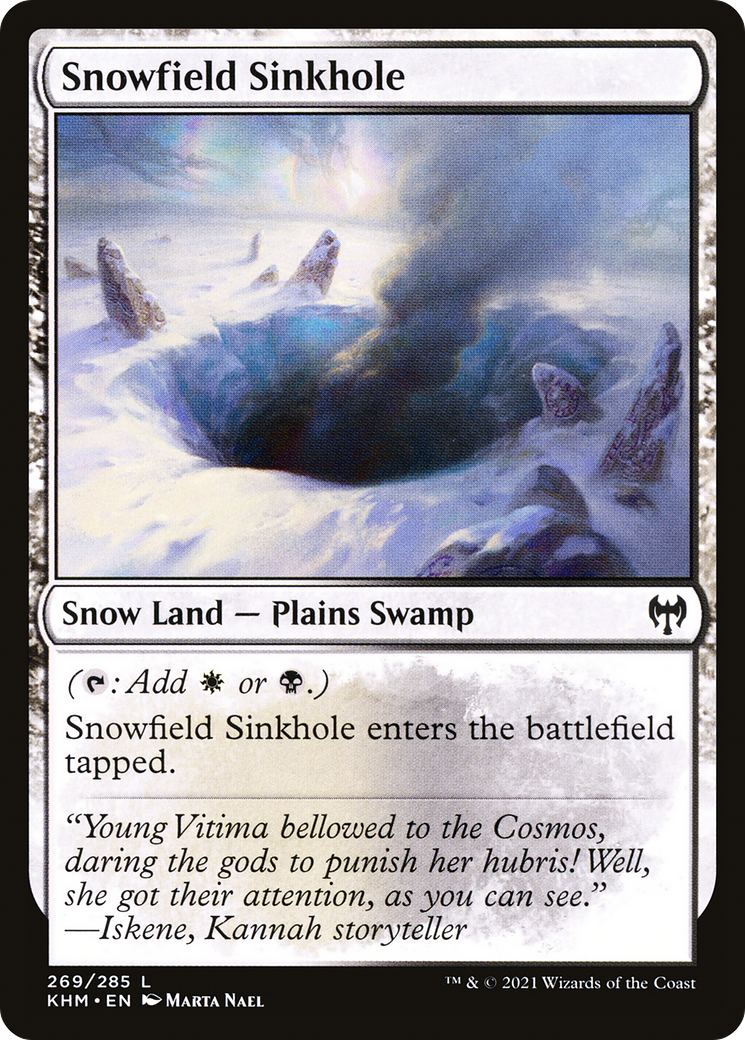 Snowfield Sinkhole (KHM-269) [Kaldheim]
