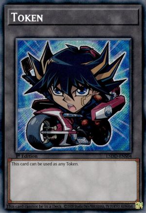 Token (Yusei) (Secret Rare) (L5DD-ENS04) - Legendary 5D's Decks 1st Edition