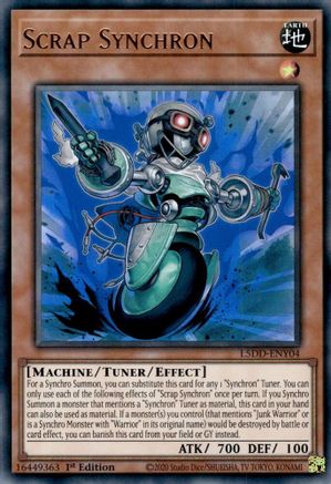Scrap Synchron (Ultra Rare) (L5DD-ENY04) - Legendary 5D's Decks 1st Edition