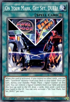 On Your Mark, Get Set, DUEL! (Common) (L5DD-ENY19) - Legendary 5D's Decks 1st Edition