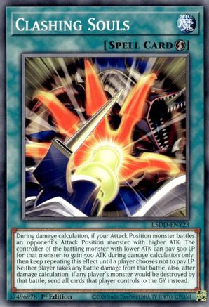 Clashing Souls (Common) (L5DD-ENY23) - Legendary 5D's Decks 1st Edition