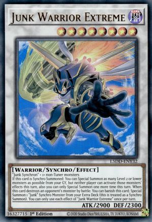 Junk Warrior Extreme (Ultra Rare) (L5DD-ENY32) - Legendary 5D's Decks 1st Edition