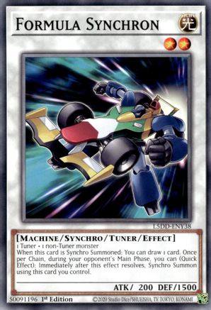 Formula Synchron (Common) (L5DD-ENY38) - Legendary 5D's Decks 1st Edition