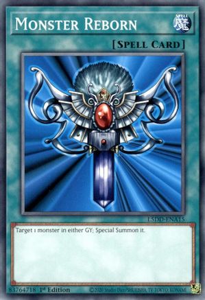 Monster Reborn (Common) (L5DD-ENA15) - Legendary 5D's Decks 1st Edition
