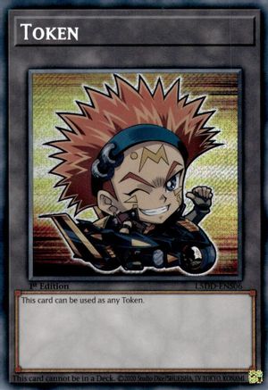 Token (Crow) (Secret Rare) (L5DD-ENS06) - Legendary 5D's Decks 1st Edition