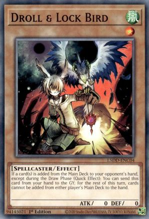 Droll & Lock Bird (Common) (L5DD-ENC04) - Legendary 5D's Decks 1st Edition