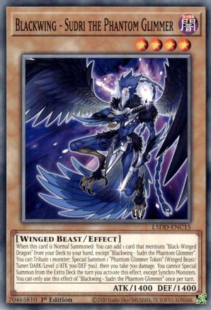 Blackwing - Sudri the Phantom Glimmer (Common) (L5DD-ENC15) - Legendary 5D's Decks 1st Edition
