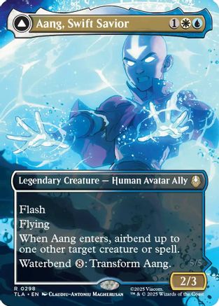 Aang, Swift Savior (TLA-298) (Borderless) [Avatar: The Last Airbender]