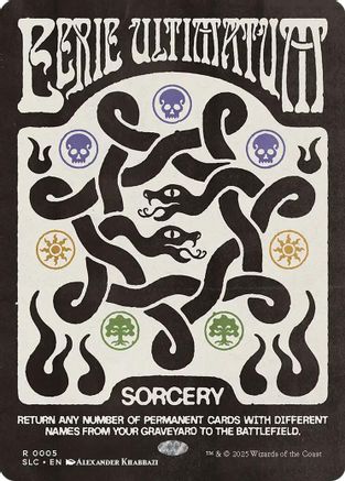 Eerie Ultimatum (SLC-005) [Secret Lair Countdown Kit] Foil