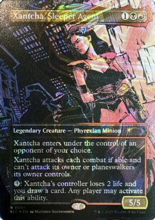 Xantcha, Sleeper Agent (Halo Foil) (SLC-051) [Secret Lair Countdown Kit] Foil