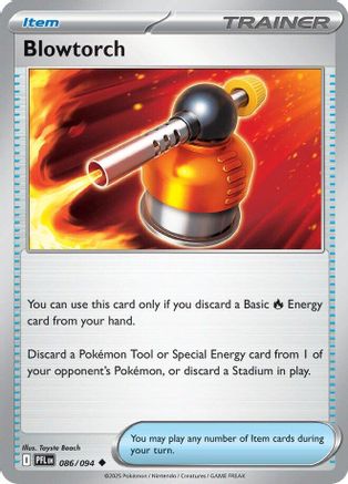 Blowtorch (086/094) [ME02 Phantasmal Flames] Reverse Holofoil - Uncommon