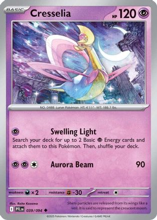 Cresselia (039/094) [ME02 Phantasmal Flames] Reverse Holofoil - Uncommon