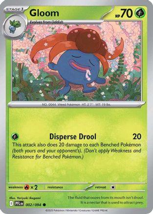 Gloom (002/094) [ME02 Phantasmal Flames] Reverse Holofoil - Common