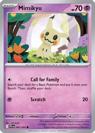 Mimikyu (042/094) [ME02 Phantasmal Flames] Reverse Holofoil - Common