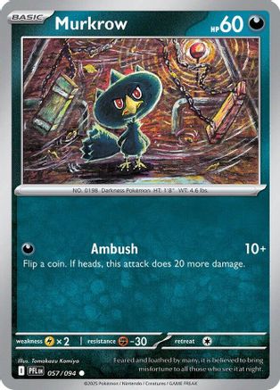 Murkrow (057/094) [ME02 Phantasmal Flames] - Common