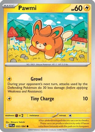 Pawmi (032/094) [ME02 Phantasmal Flames] - Common