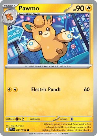 Pawmo (033/094) [ME02 Phantasmal Flames] - Common