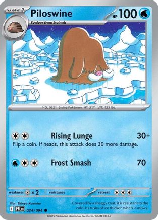 Piloswine (024/094) [ME02 Phantasmal Flames] - Common