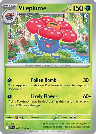 Vileplume (003/094) [ME02 Phantasmal Flames] - Rare