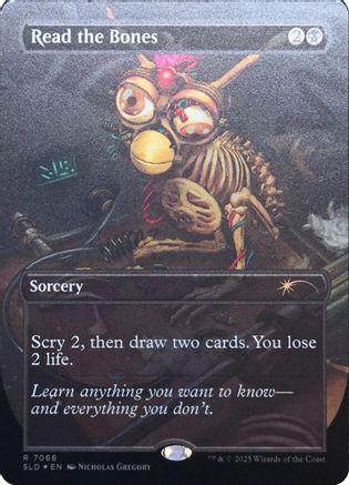 Read the Bones (SLD-7066) (Rainbow Foil) [Secret Lair Drop Series] Foil