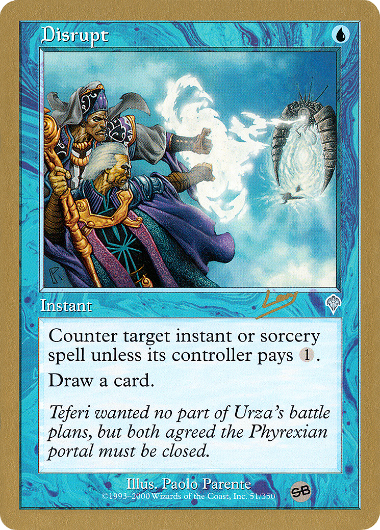 Disrupt - 2002 Raphael Levy (INV) (SB) [World Championship Decks 2002]