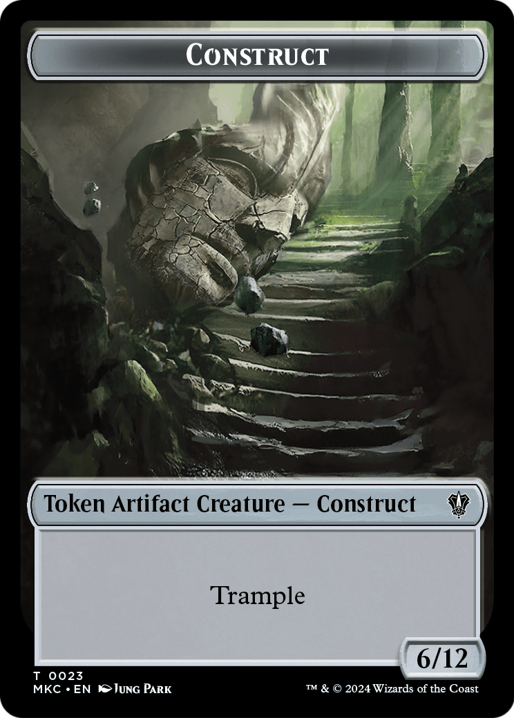 Construct (TMKC-023) [Murders at Karlov Manor Commander Tokens]