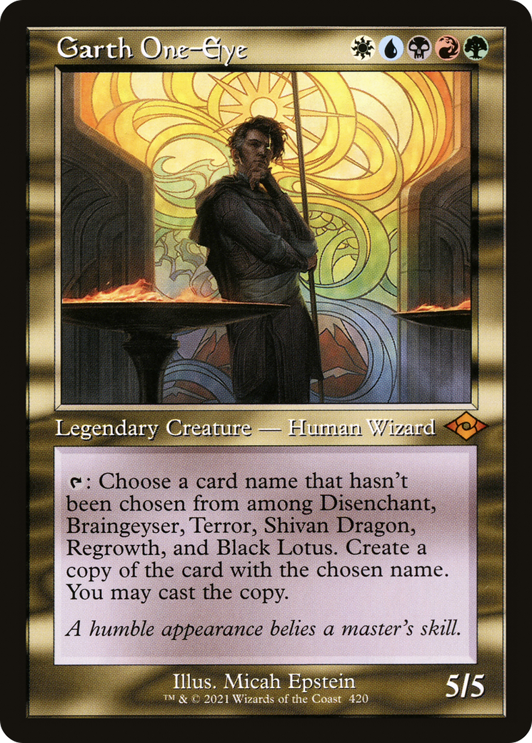 Garth One-Eye (Retro Frame) (MH2-420) [Modern Horizons 2]