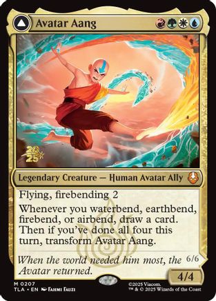 Avatar Aang (PRE-207) [Prerelease Cards] Foil