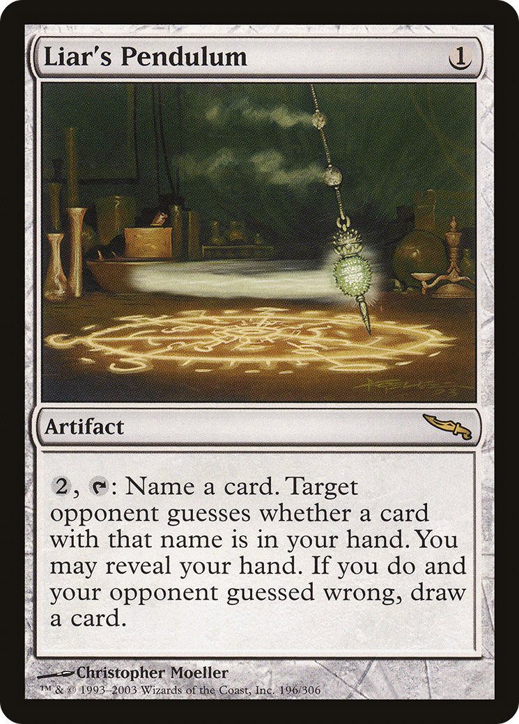 Liar's Pendulum (MRD-196) [Mirrodin] Foil