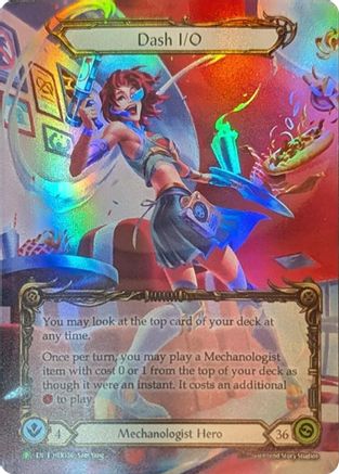 Dash I/O - HER156 (HER0156) - Flesh and Blood: Promo Cards Rainbow Foil