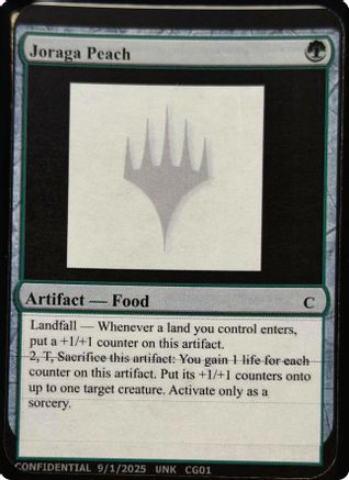 Joraga Peach [Un-Known Event Playtest Cards]