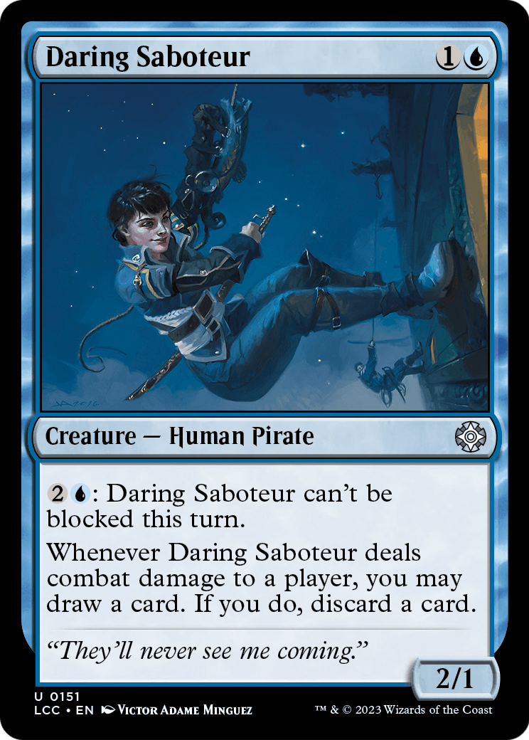 Daring Saboteur [Commander: The Lost Caverns of Ixalan]