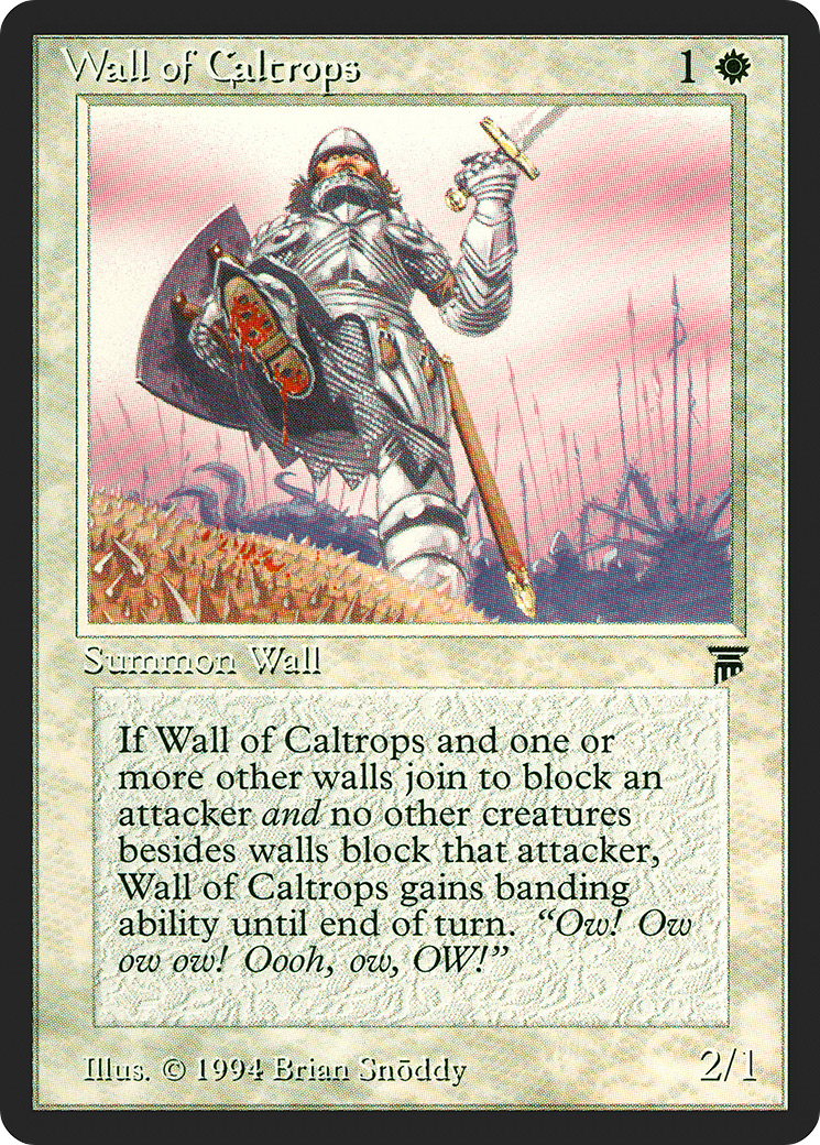 Wall of Caltrops [Legends]