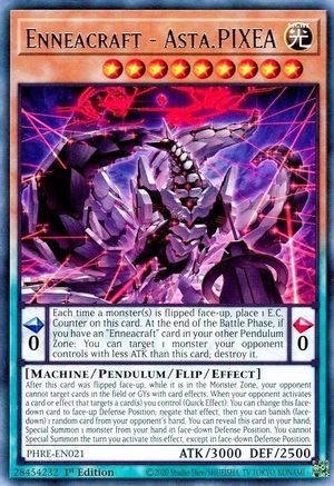 Enneacraft - Asta.PIXEA (Rare) (PHRE-EN021) - Phantom Revenge 1st Edition