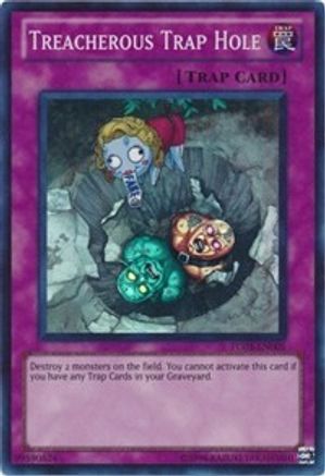 Treacherous Trap Hole (Super Rare) (TU03-EN005) - Turbo Pack: Booster Three Unlimited
