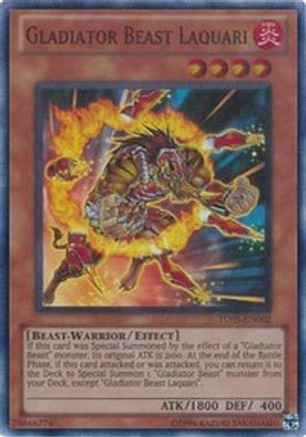 Gladiator Beast Laquari (Super Rare) (TU05-EN002) - Turbo Pack: Booster Five Unlimited