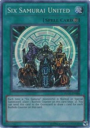 Six Samurai United (Super Rare) (TU05-EN004) - Turbo Pack: Booster Five Unlimited