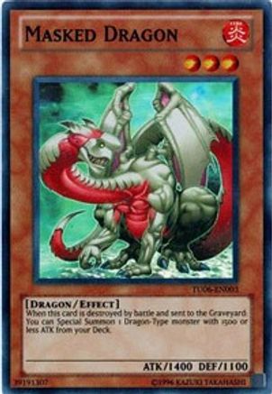 Masked Dragon (Super Rare) (TU06-EN003) - Turbo Pack: Booster Six Unlimited