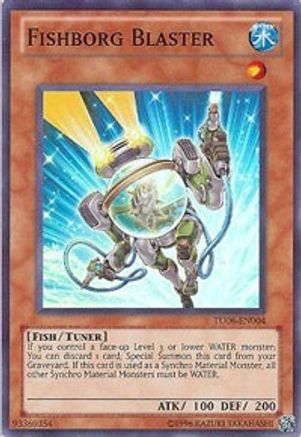 Fishborg Blaster (Super Rare) (TU06-EN004) - Turbo Pack: Booster Six Unlimited