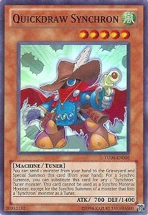 Quickdraw Synchron (Super Rare) (TU06-EN005) - Turbo Pack: Booster Six Unlimited