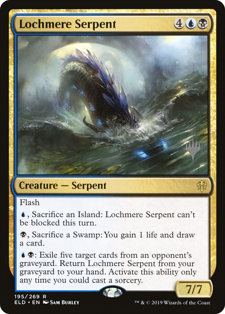 Lochmere Serpent (PPELD-195) [Promo Pack: Throne of Eldraine Promos]