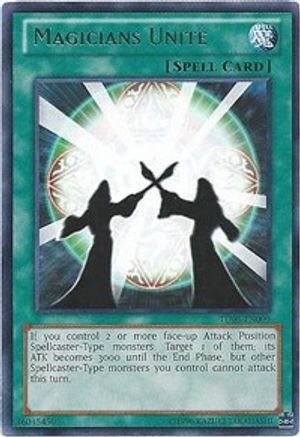 Magician's Unite (Rare) (TU08-EN009) - Turbo Pack: Booster Eight Unlimited