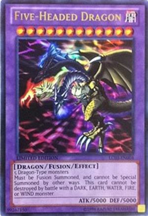 Five-Headed Dragon (Ultra Rare) (LC03-EN004) - Legendary Collection 3: Yugi's World Limited