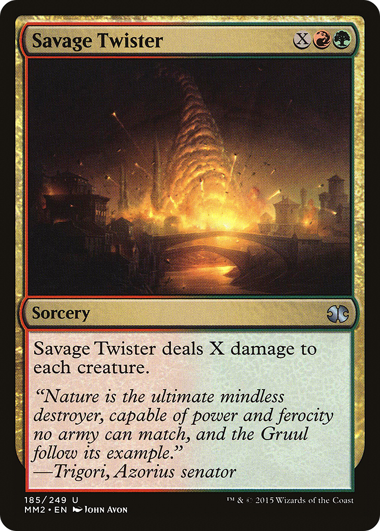 Savage Twister (MM2-185) [Modern Masters 2015] Foil