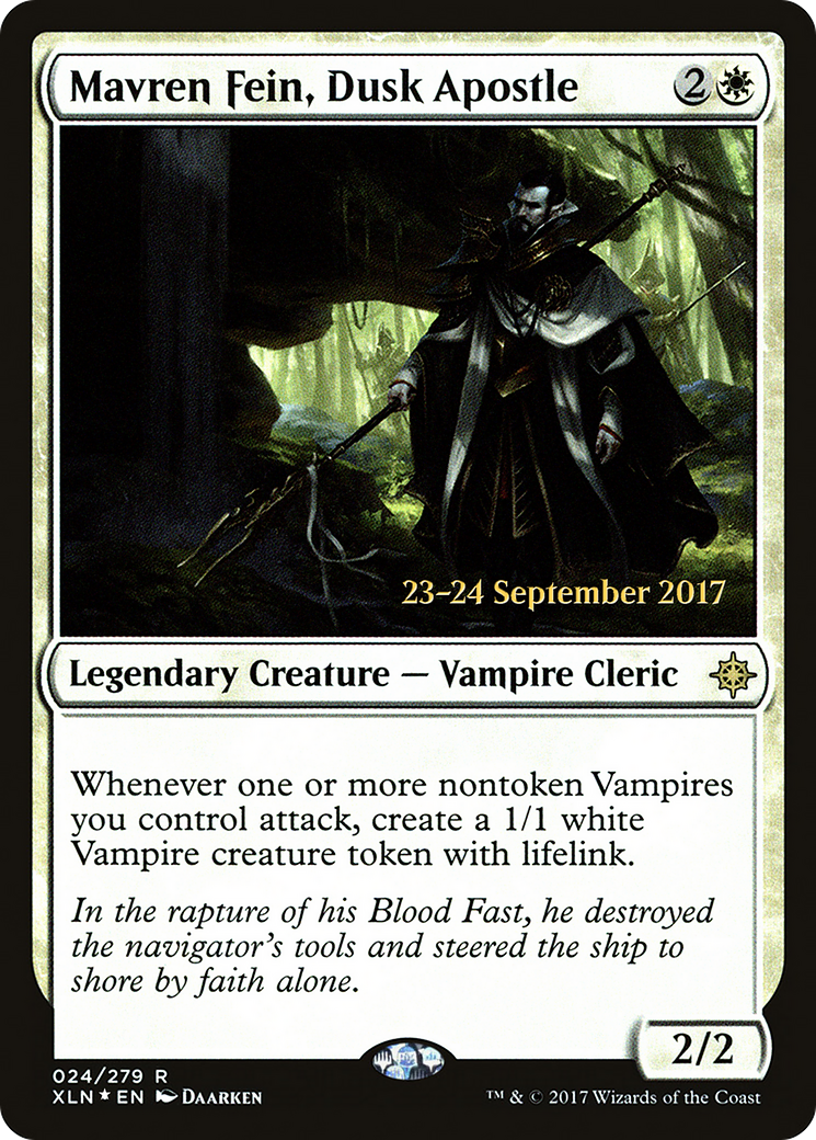 Mavren Fein, Dusk Apostle (PRE-024) [Ixalan Promos] Foil