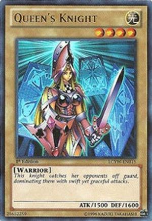 Queen's Knight (Ultra Rare) (LCYW-EN015) - Legendary Collection 3: Yugi's World 1st Edition