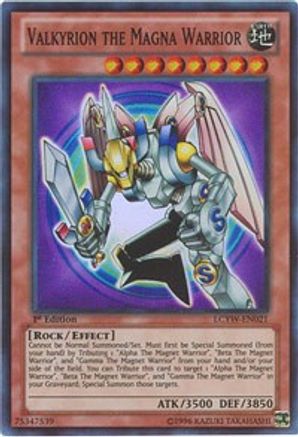 Valkyrion the Magna Warrior (Super Rare) (LCYW-EN021) - Legendary Collection 3: Yugi's World Unlimited